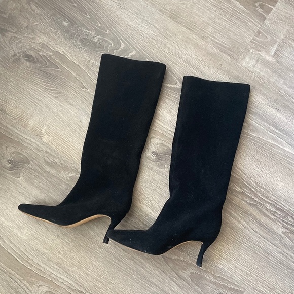 BY FAR STEVIE 42 Suede Leather Boots Size 6 - Picture 1 of 8